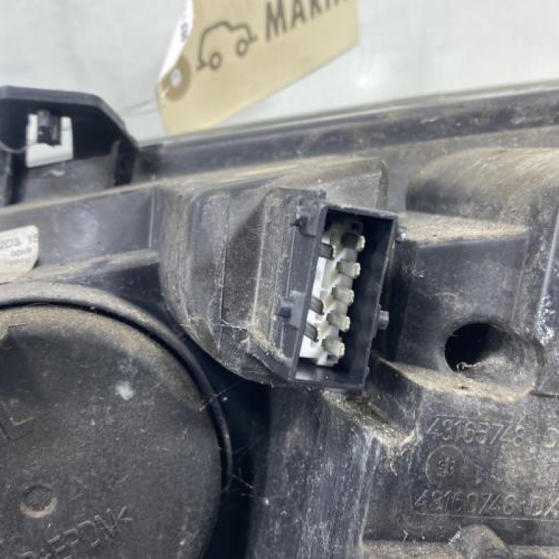 Optique avant principal droit (feux)(phare) PEUGEOT 307 Photo n°7