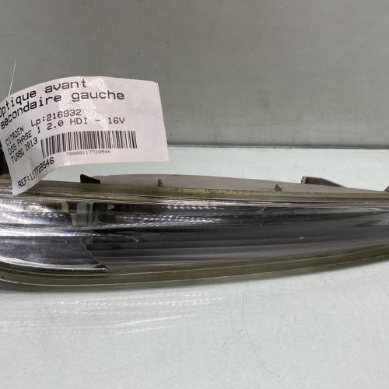 Optique avant secondaire gauche (feux)(clignotant) CITROEN DS5 Photo n°1