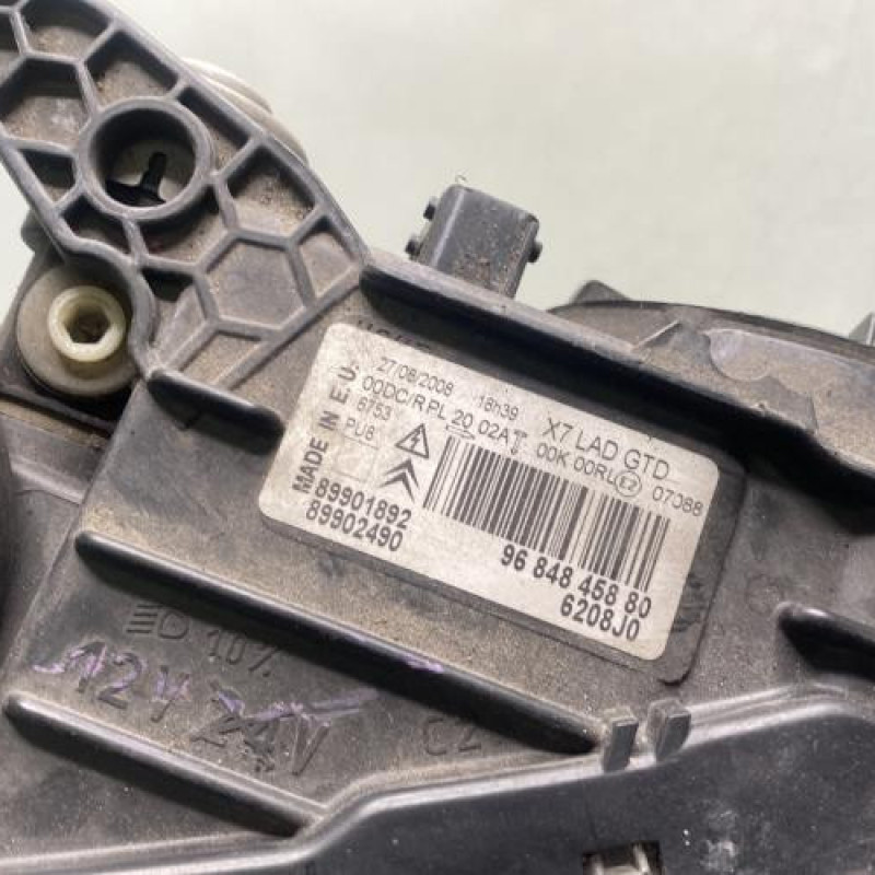 Optique avant principal gauche (feux)(phare) CITROEN C5 2 Photo n°4