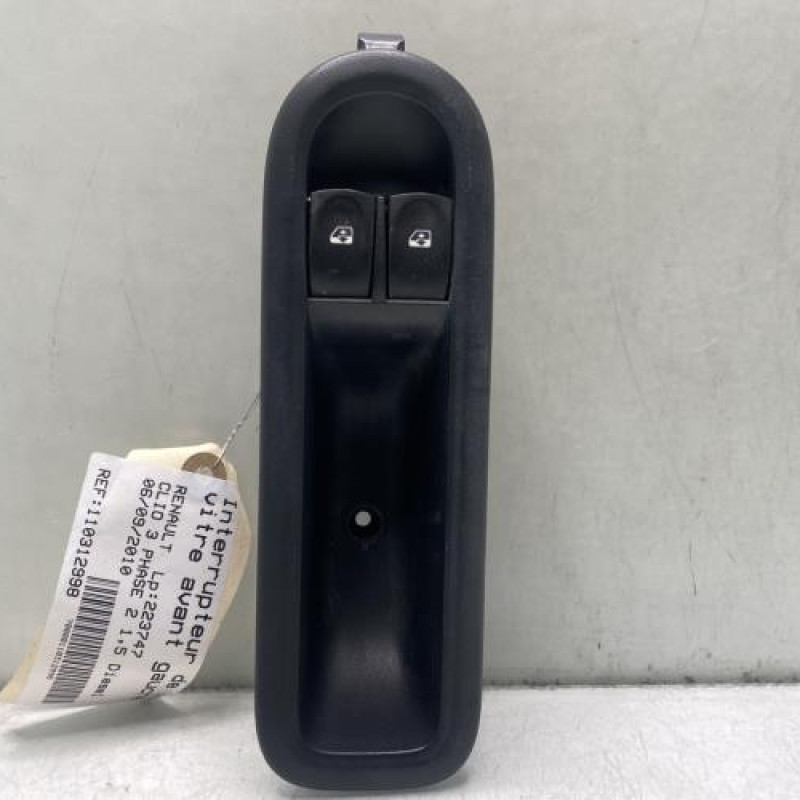 Interrupteur de leve vitre avant gauche RENAULT CLIO 3 Photo n°1