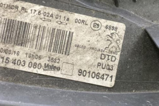 Optique avant principal droit (feux)(phare) PEUGEOT 2008 1