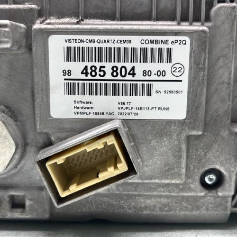 Compteur PEUGEOT 208 2 Photo n°4