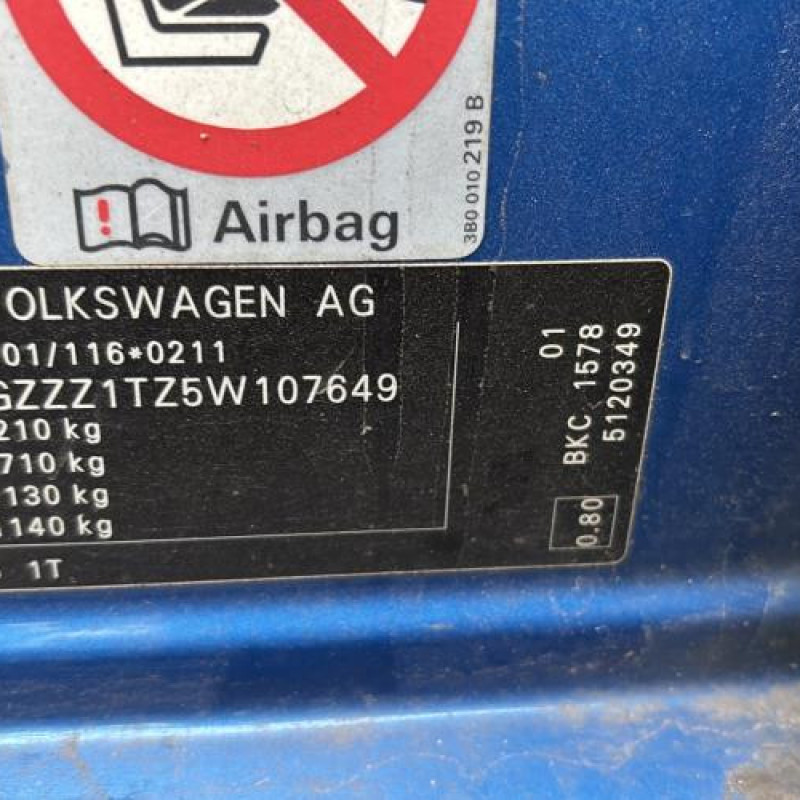 Poignee porte arriere gauche VOLKSWAGEN TOURAN 1 Photo n°19