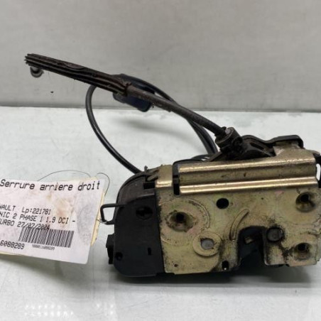Serrure arriere droit RENAULT SCENIC 2 Photo n°1