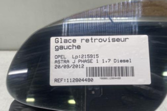 Glace retroviseur gauche OPEL ASTRA J Photo n°1