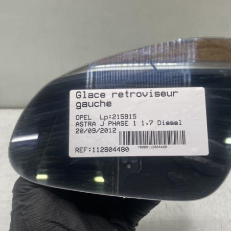 Glace retroviseur gauche OPEL ASTRA J Photo n°1