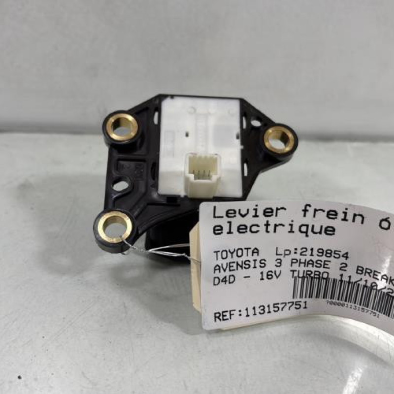 Levier frein à main electrique TOYOTA AVENSIS 3 Photo n°2