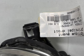 Optique avant principal droit (feux)(phare) CITROEN BERLINGO 2