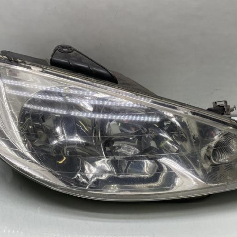 Optique avant principal droit (feux)(phare) PEUGEOT 206 Photo n°1