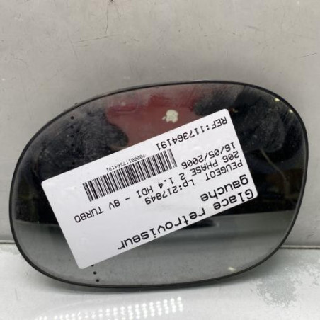 Glace retroviseur gauche PEUGEOT 206 Photo n°1