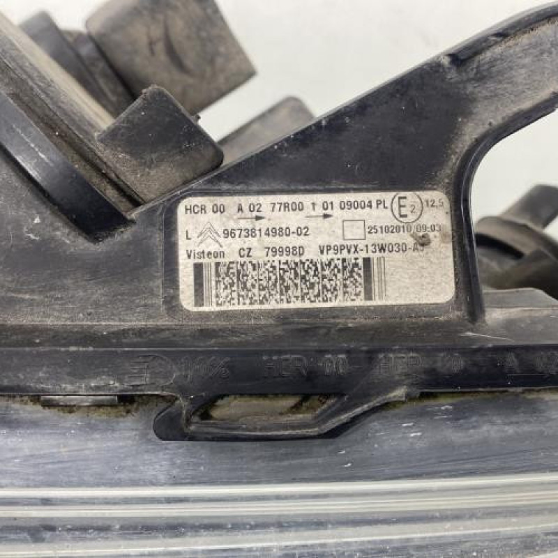 Optique avant principal gauche (feux)(phare) CITROEN C3 2 Photo n°3