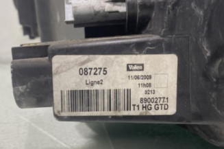 Optique avant principal gauche (feux)(phare) PEUGEOT 206