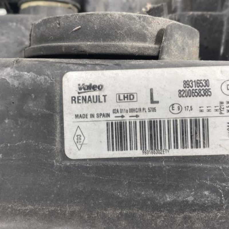 Optique avant principal gauche (feux)(phare) RENAULT MODUS Photo n°5