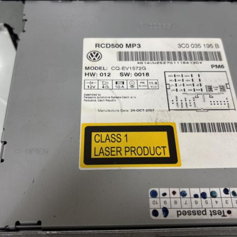 Autoradio d'origine VOLKSWAGEN GOLF 5 Photo n°5