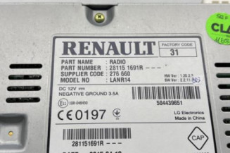 Autoradio d'origine RENAULT KADJAR