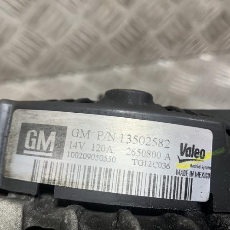 Alternateur OPEL INSIGNIA 1 Photo n°2