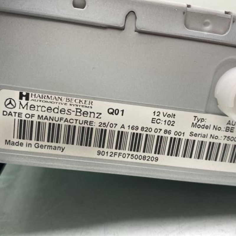 Autoradio d'origine MERCEDES CLASSE B 245 Photo n°5