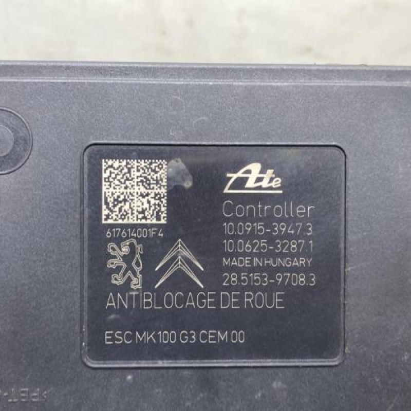 Bloc ABS (freins anti-blocage) PEUGEOT 208 1 Photo n°2