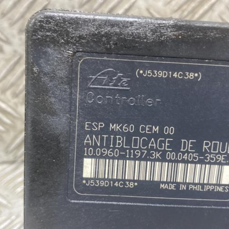 Bloc ABS (freins anti-blocage) PEUGEOT 207 Photo n°2