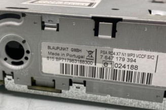 Autoradio d'origine PEUGEOT PARTNER 2