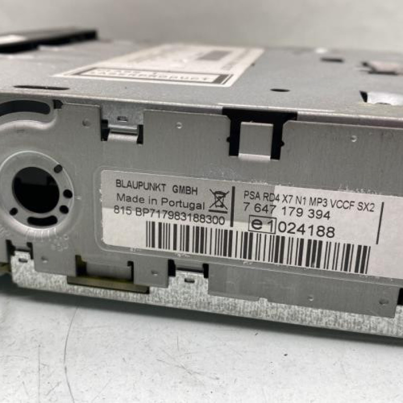 Autoradio d'origine PEUGEOT PARTNER 2 Photo n°5