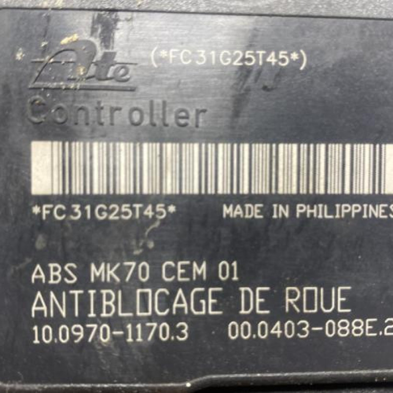 Bloc ABS (freins anti-blocage) PEUGEOT 206+ Photo n°2