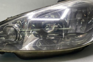 Optique avant principal gauche (feux)(phare) PEUGEOT 206 Photo n°1