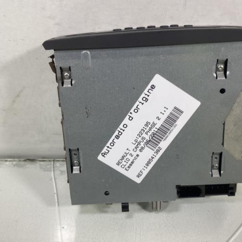 Autoradio d'origine RENAULT CLIO 2 CAMPUS Photo n°3