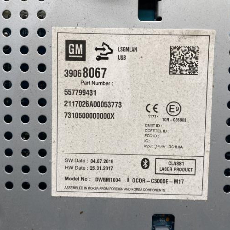 Autoradio d'origine OPEL CORSA E Photo n°5