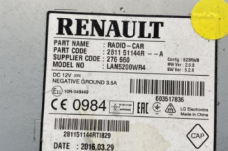 Autoradio d'origine RENAULT CAPTUR 1