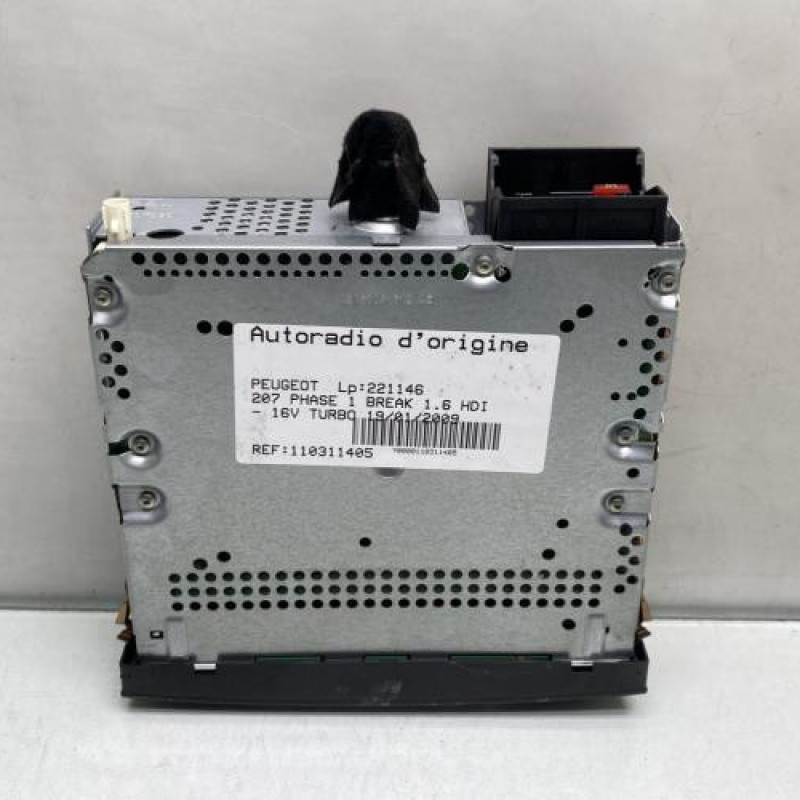 Autoradio d'origine PEUGEOT 207 Photo n°4