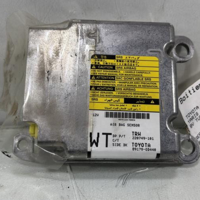 Boitier air bag TOYOTA YARIS 2 Photo n°3