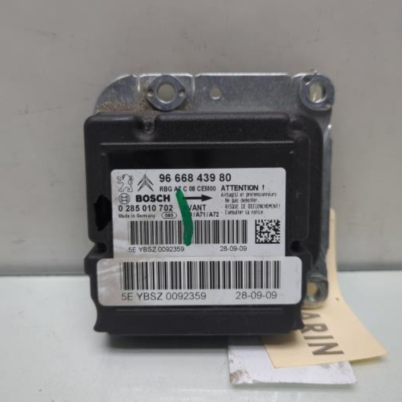Boitier air bag PEUGEOT 207 Photo n°1
