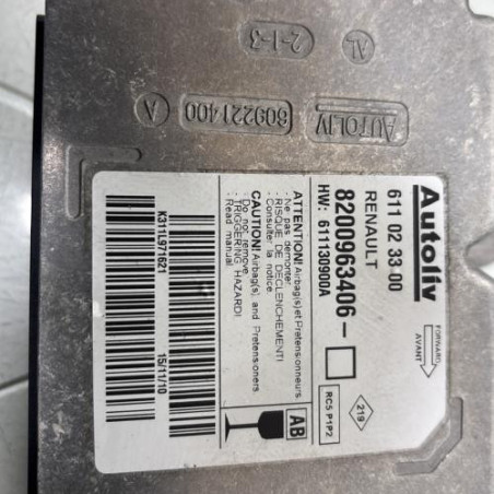 Boitier air bag RENAULT CLIO 3