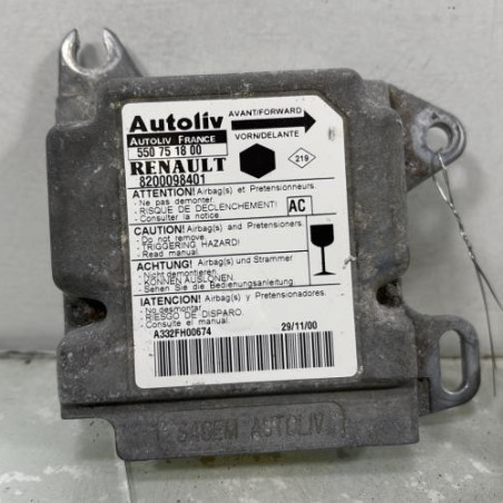 Boitier air bag RENAULT KANGOO 1 Photo n°1