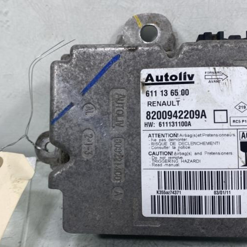 Boitier air bag RENAULT MASTER 3 Photo n°2