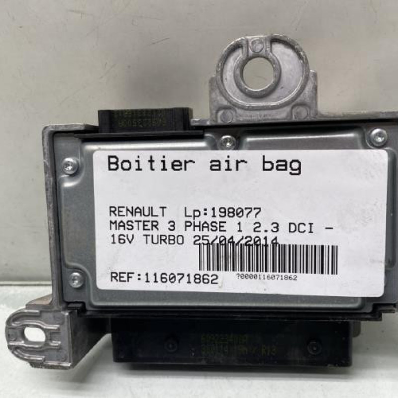 Boitier air bag RENAULT MASTER 3 Photo n°4