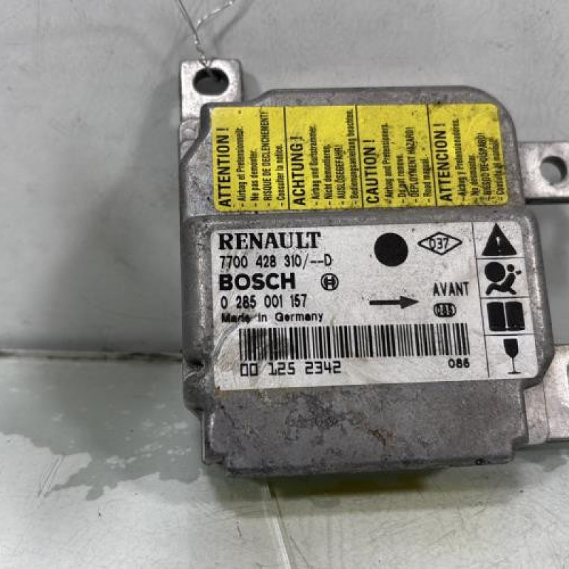 Boitier air bag RENAULT CLIO 2 Photo n°3