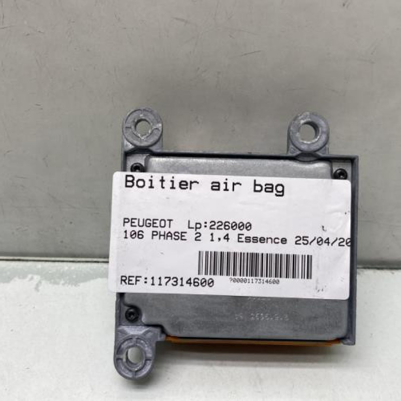 Boitier air bag PEUGEOT 106 Photo n°4