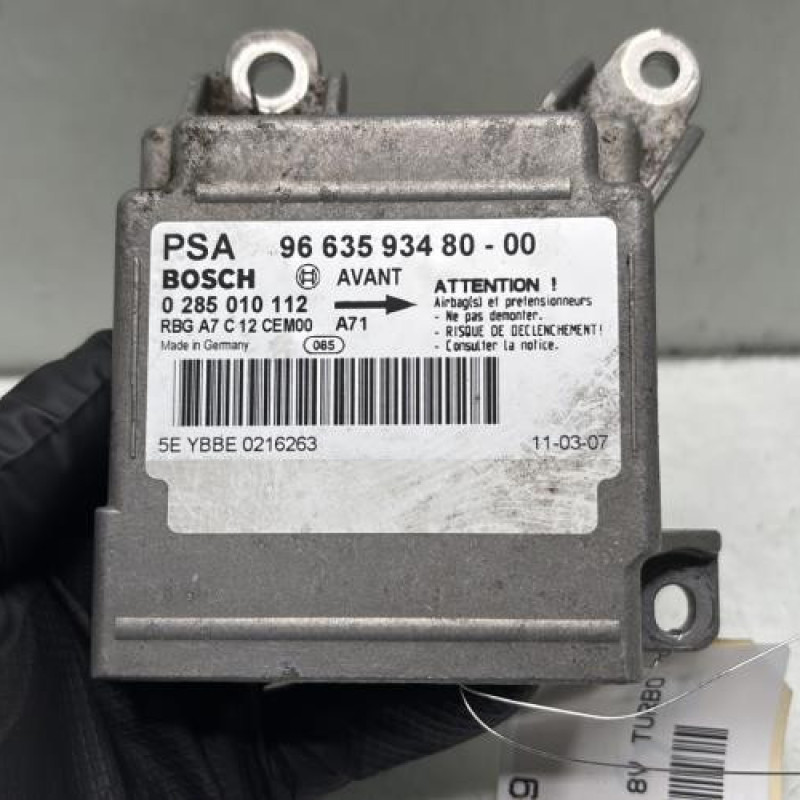 Boitier air bag PEUGEOT 207 Photo n°1