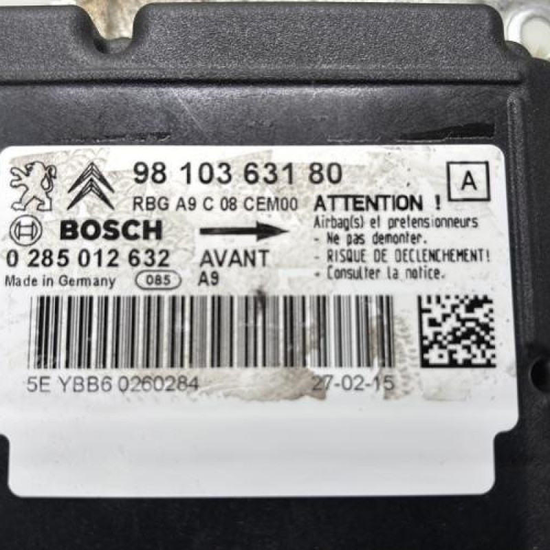 Boitier air bag PEUGEOT 208 1 Photo n°4