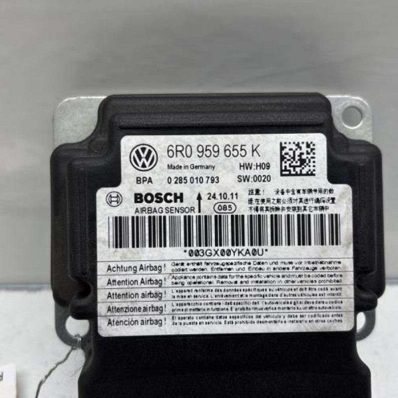 Boitier air bag VOLKSWAGEN POLO 5 Photo n°2