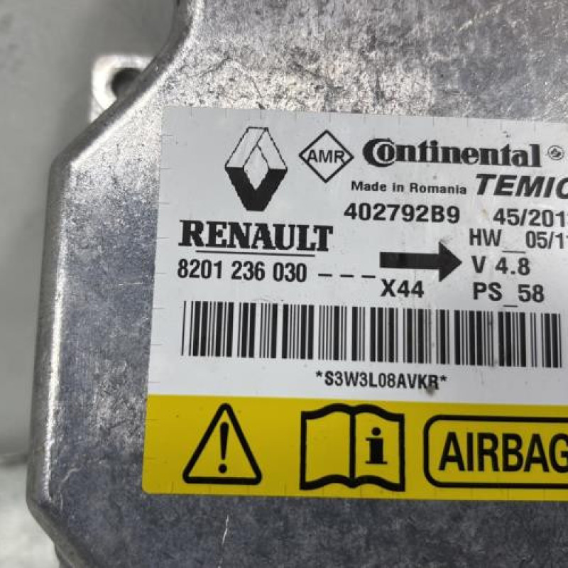 Boitier air bag RENAULT TWINGO 2 Photo n°2