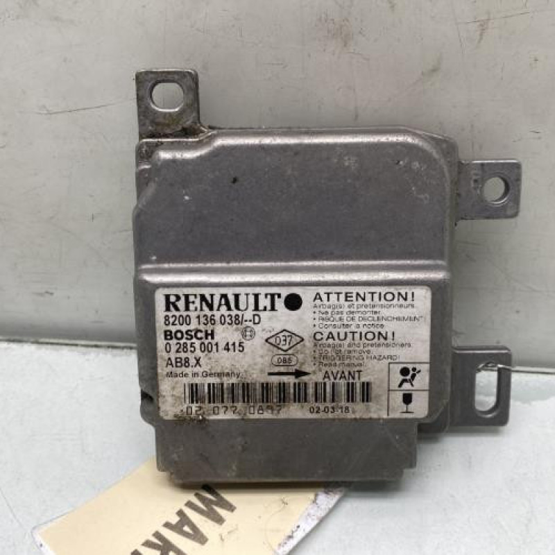 Boitier air bag RENAULT CLIO 2 Photo n°1