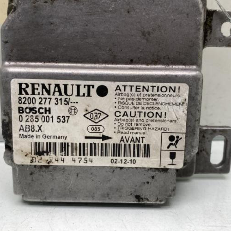 Boitier air bag RENAULT CLIO 2 Photo n°2