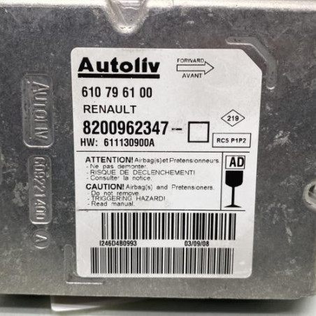 Boitier air bag RENAULT GRAND MODUS