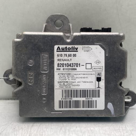 Boitier air bag RENAULT CLIO 3 Photo n°1