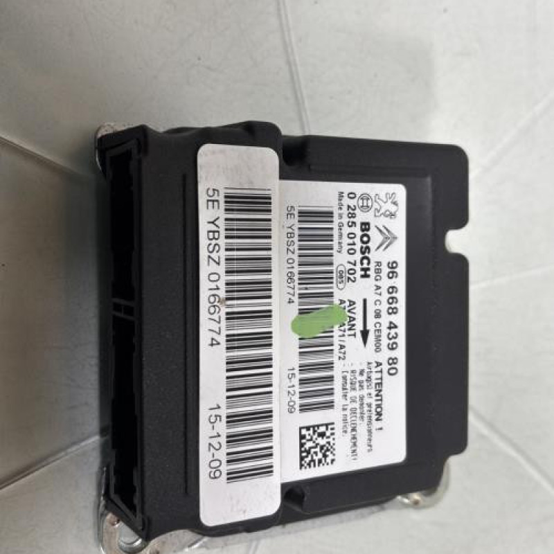 Boitier air bag PEUGEOT 207 Photo n°1