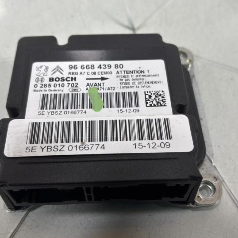 Boitier air bag PEUGEOT 207 Photo n°4