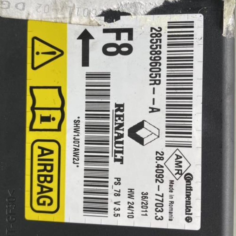 Boitier air bag RENAULT GRAND SCENIC 3 Photo n°2